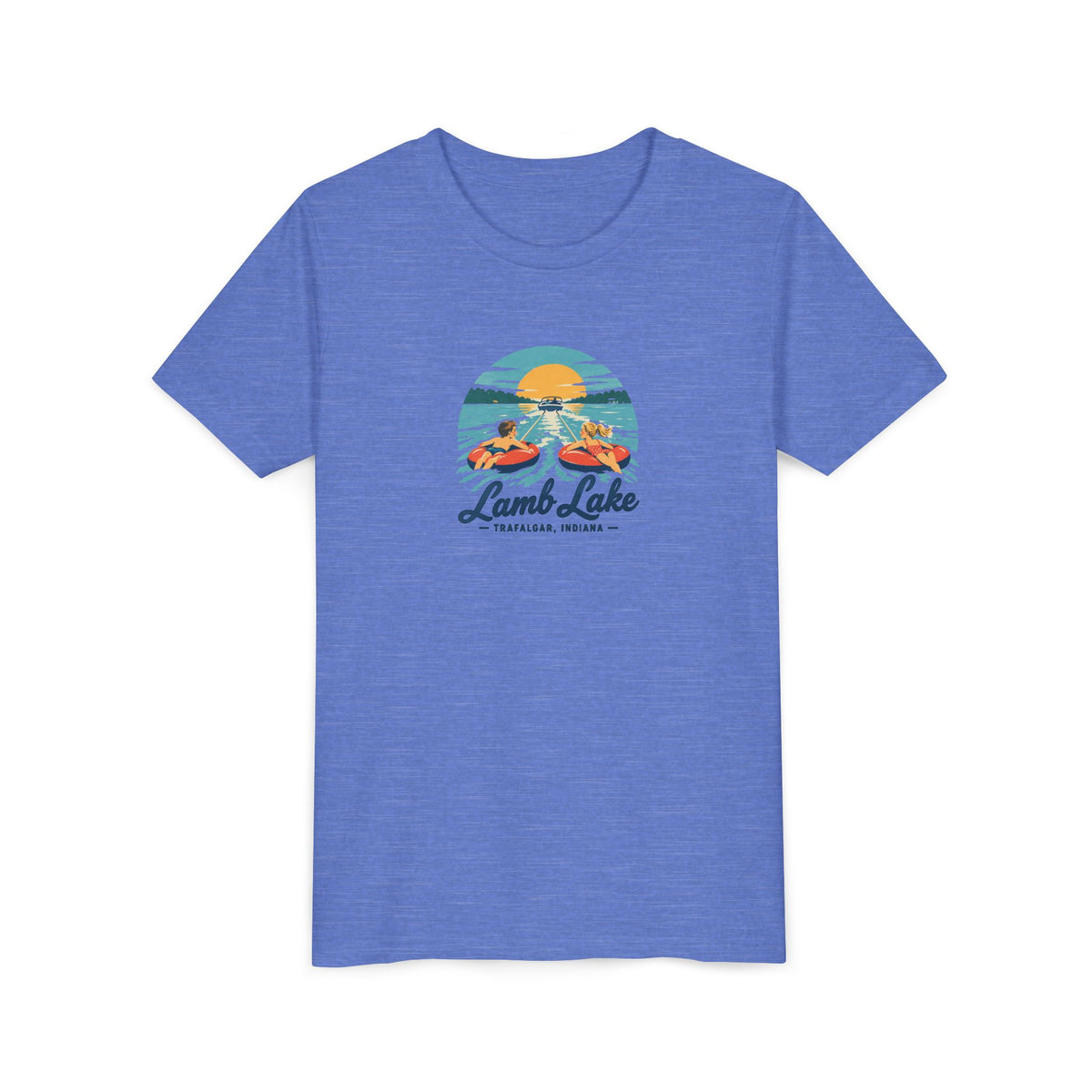 Youth T-Shirt - Lamb Lake Tubing Vintage Design