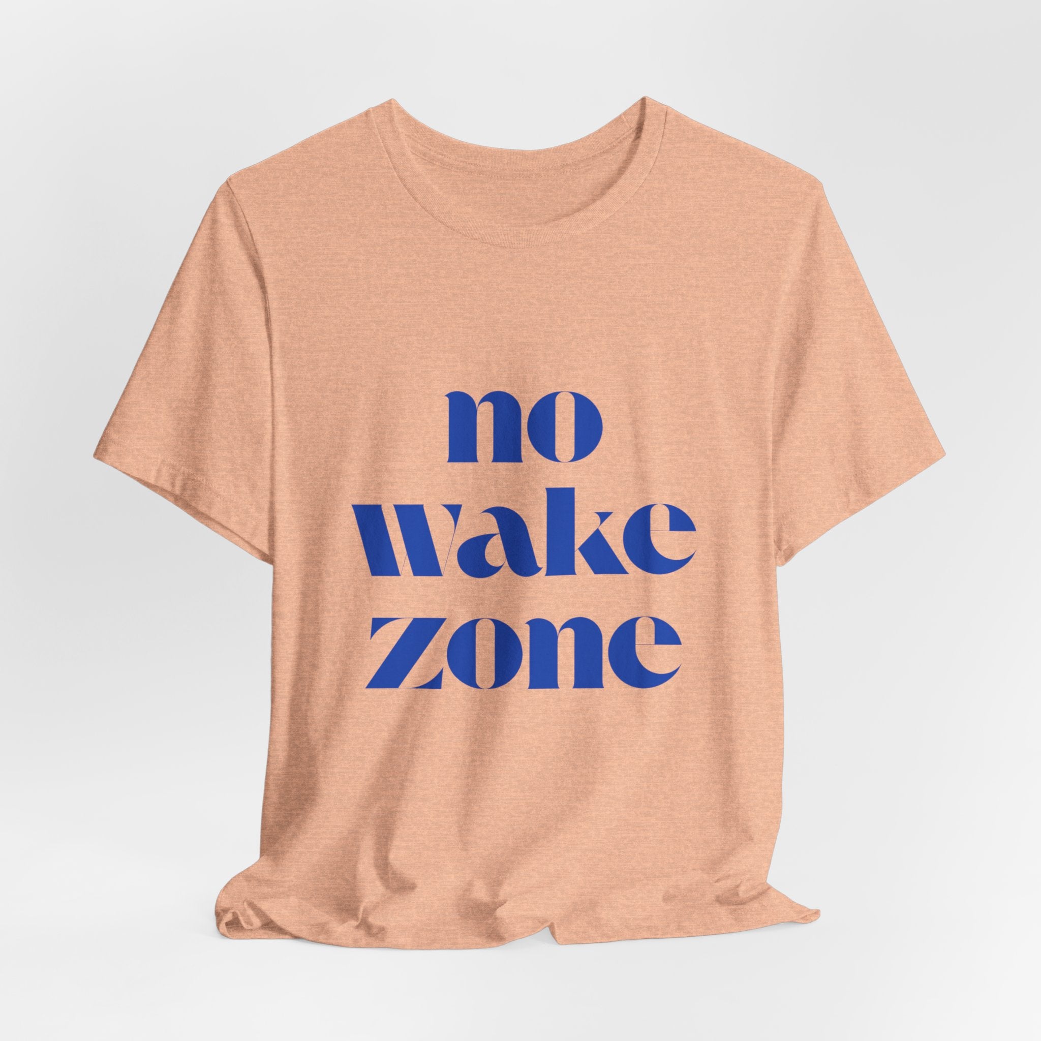 No Wake Zone T-Shirt — Nautical Relaxed Graphic Tee