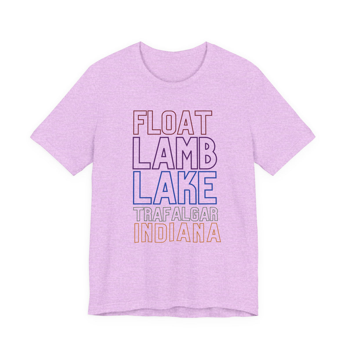 Float Lamb Lake Trafalgar Indiana T-Shirt