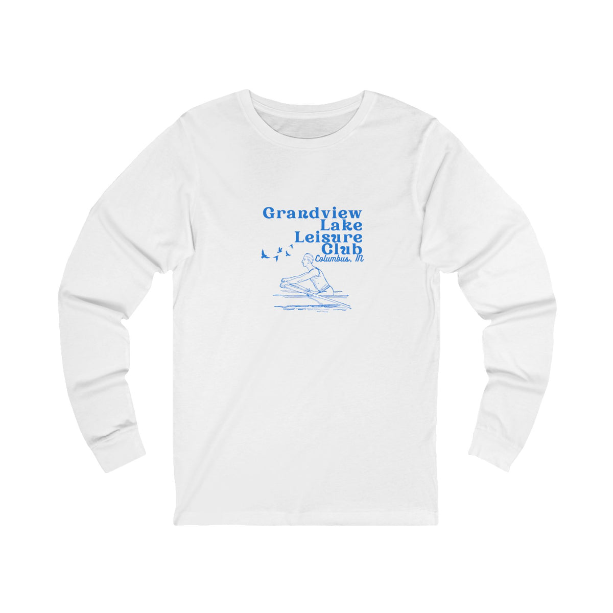 Grandview Lake Kayak Leisure Club Long Sleeve Tee