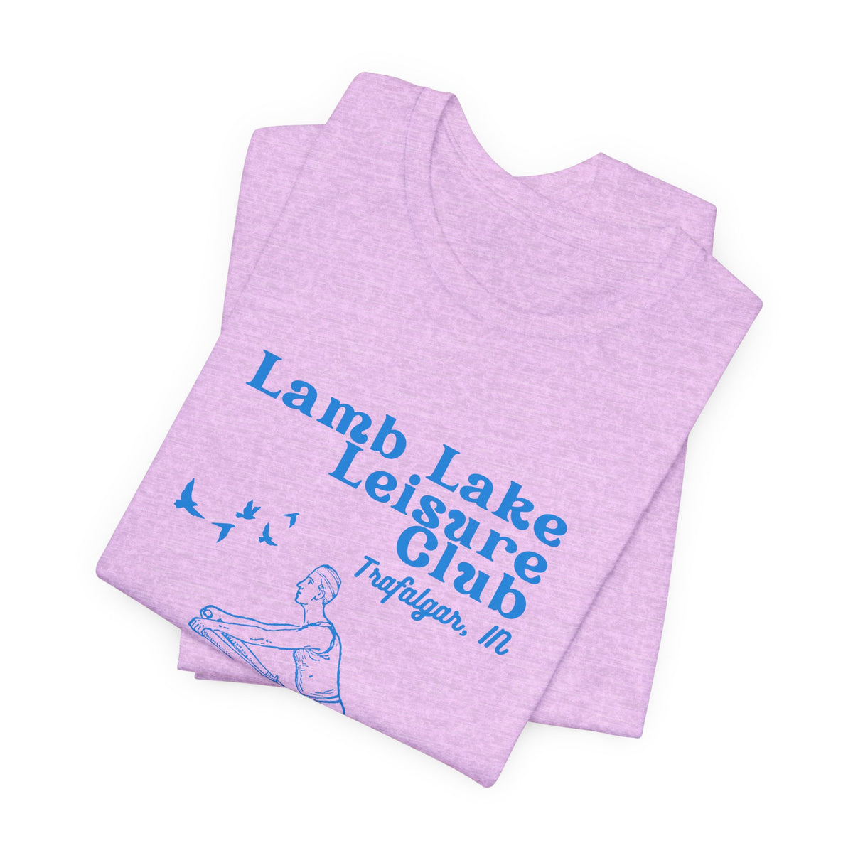 Kayak Tee – "Lamb Lake Leisure Club" Vintage Boating T-Shirt