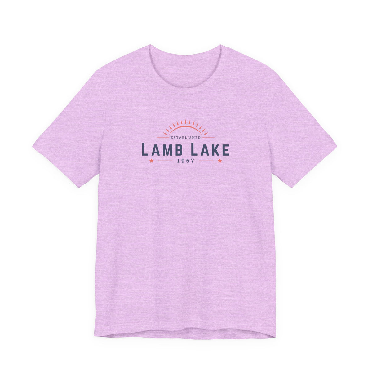 Lamb Lake Tee – Retro Lakeside Graphic T-Shirt