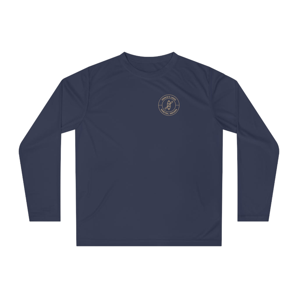 Performance Long Sleeve Shirt — Kayak Prince's Lakes Logo