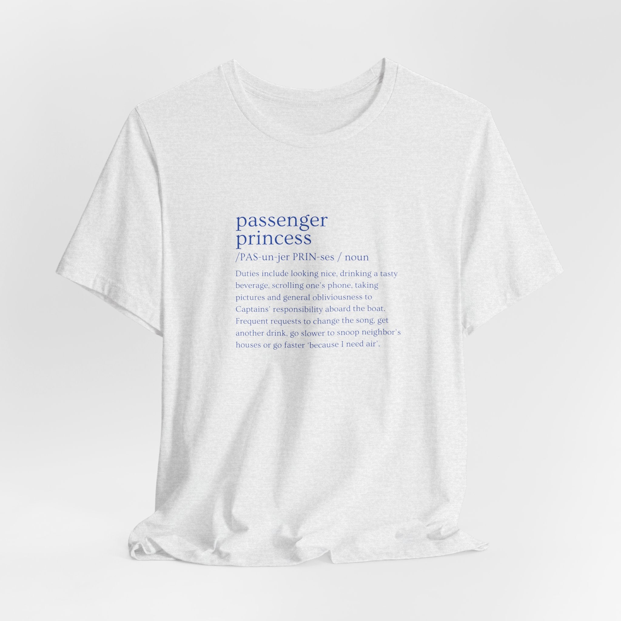 Passenger Princess Tee — Travel Definition Shirt