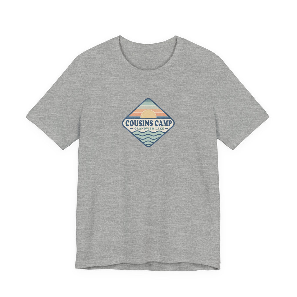 Camp Staff T-Shirt — 'Cousins Camp' Vintage Lake Tee