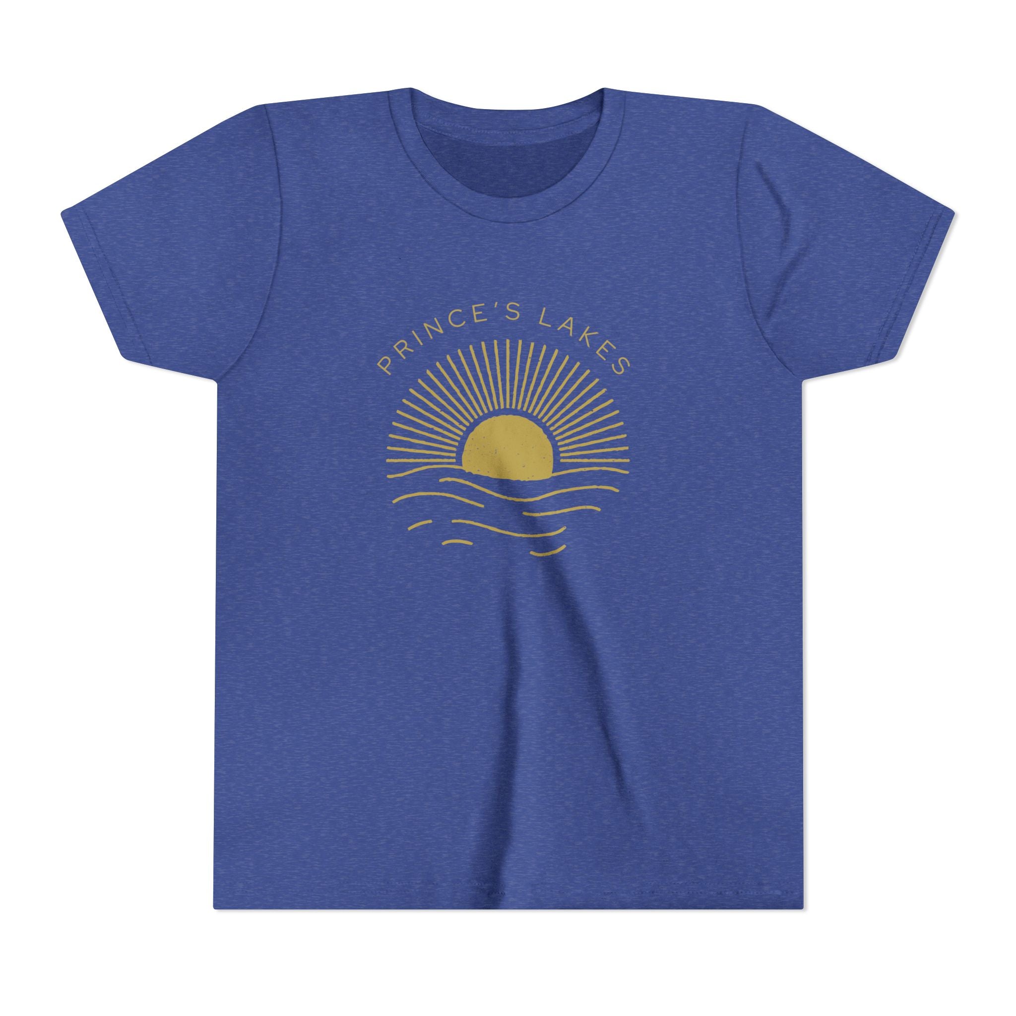 Youth Tee — 'Prince's Lakes' Golden Hour Sunset Kids T-Shirt