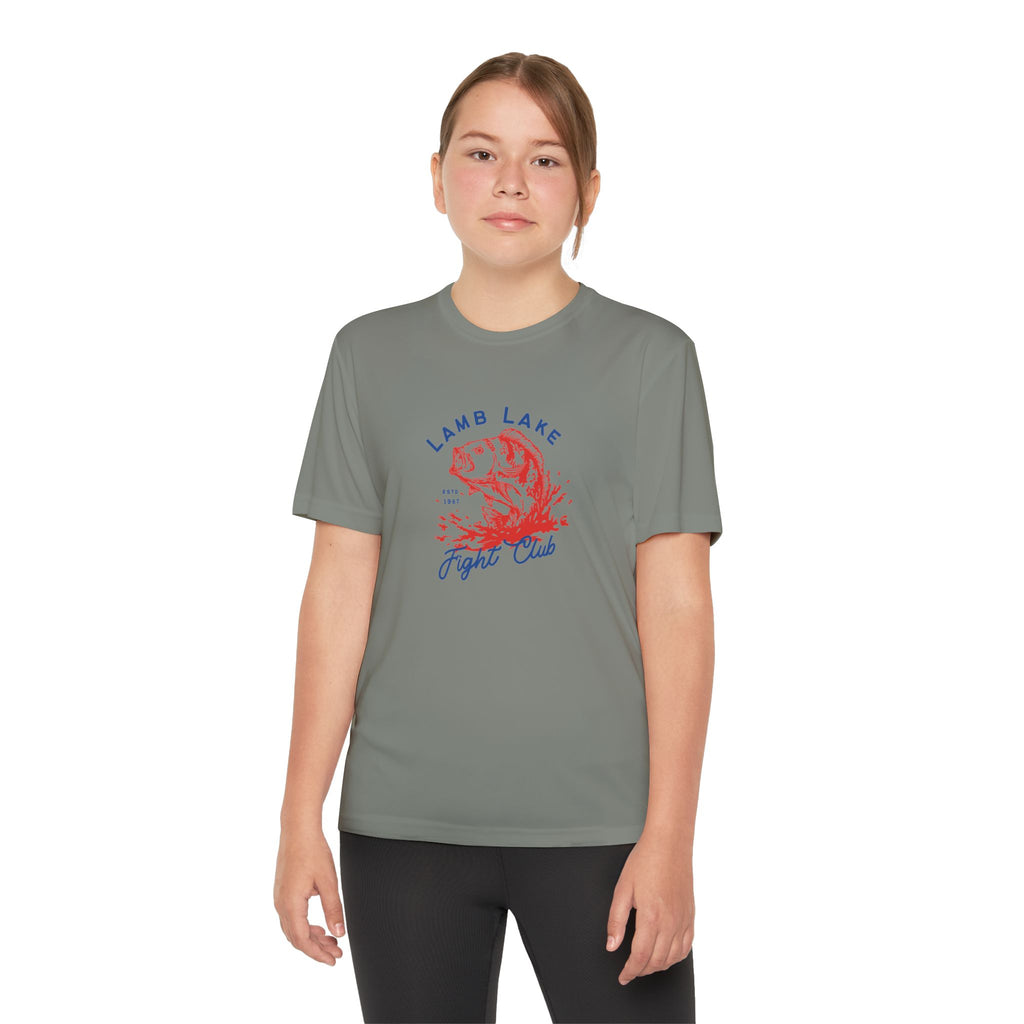 Youth Lamb Lake Fishing T‑Shirt - "Fight Club" Bass Angler Tee