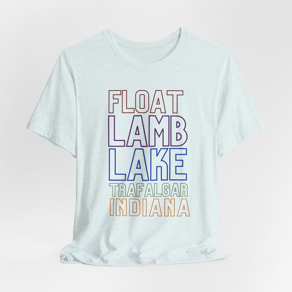 Float Lamb Lake Trafalgar Indiana T-Shirt