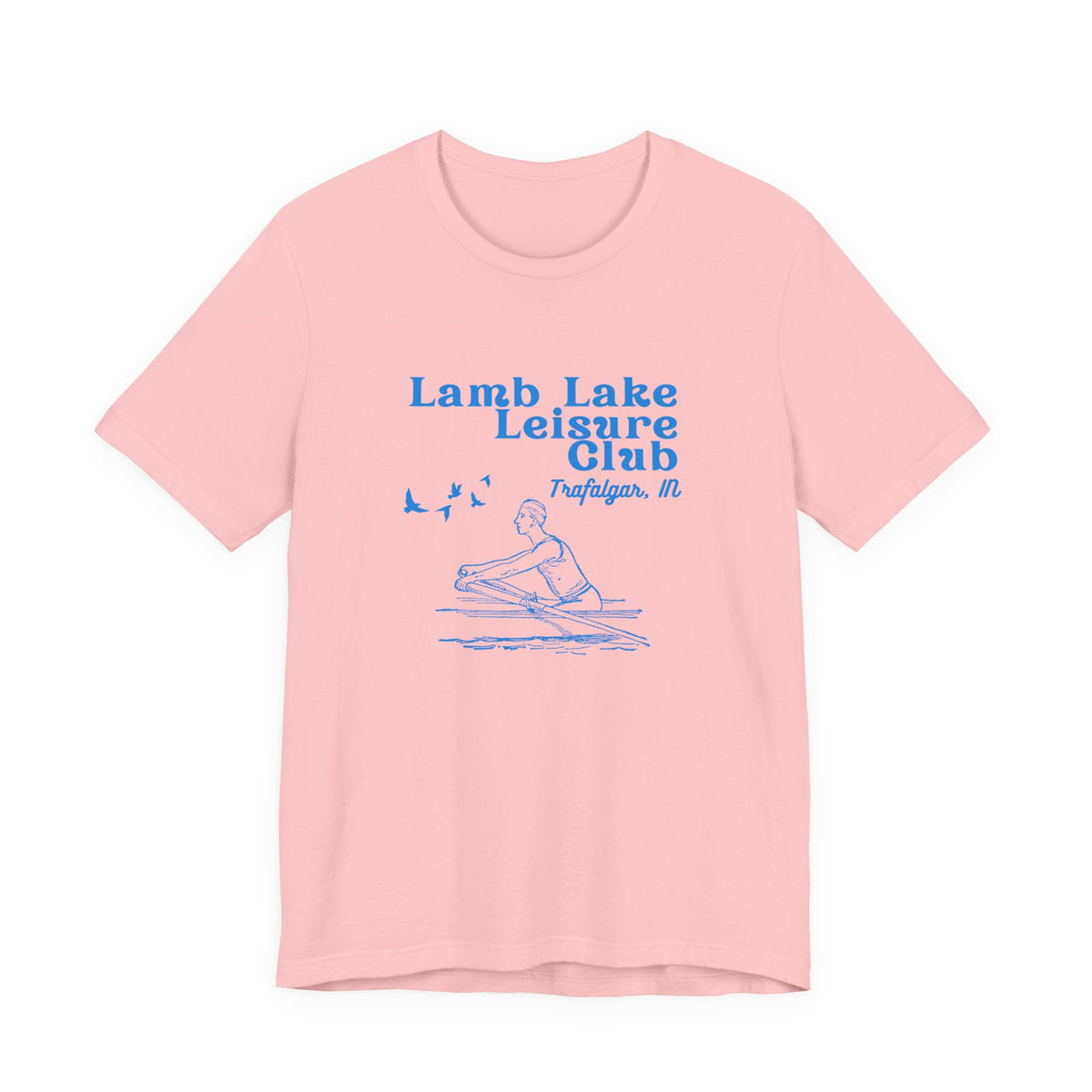 Kayak Tee – "Lamb Lake Leisure Club" Vintage Boating T-Shirt