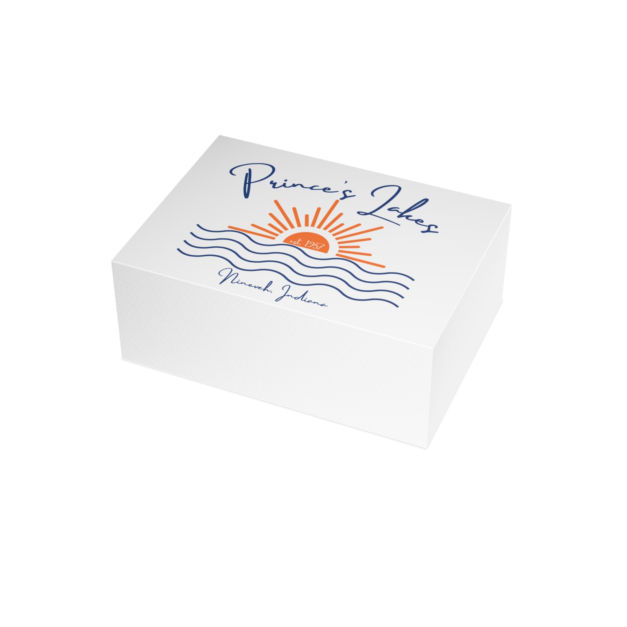 Postcard Bundles (envelopes not included) - Prince's Lakes Script Sunset over Water