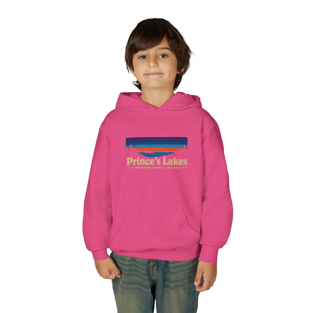 Youth Hoodie - Prince's Lakes Sunset Logo