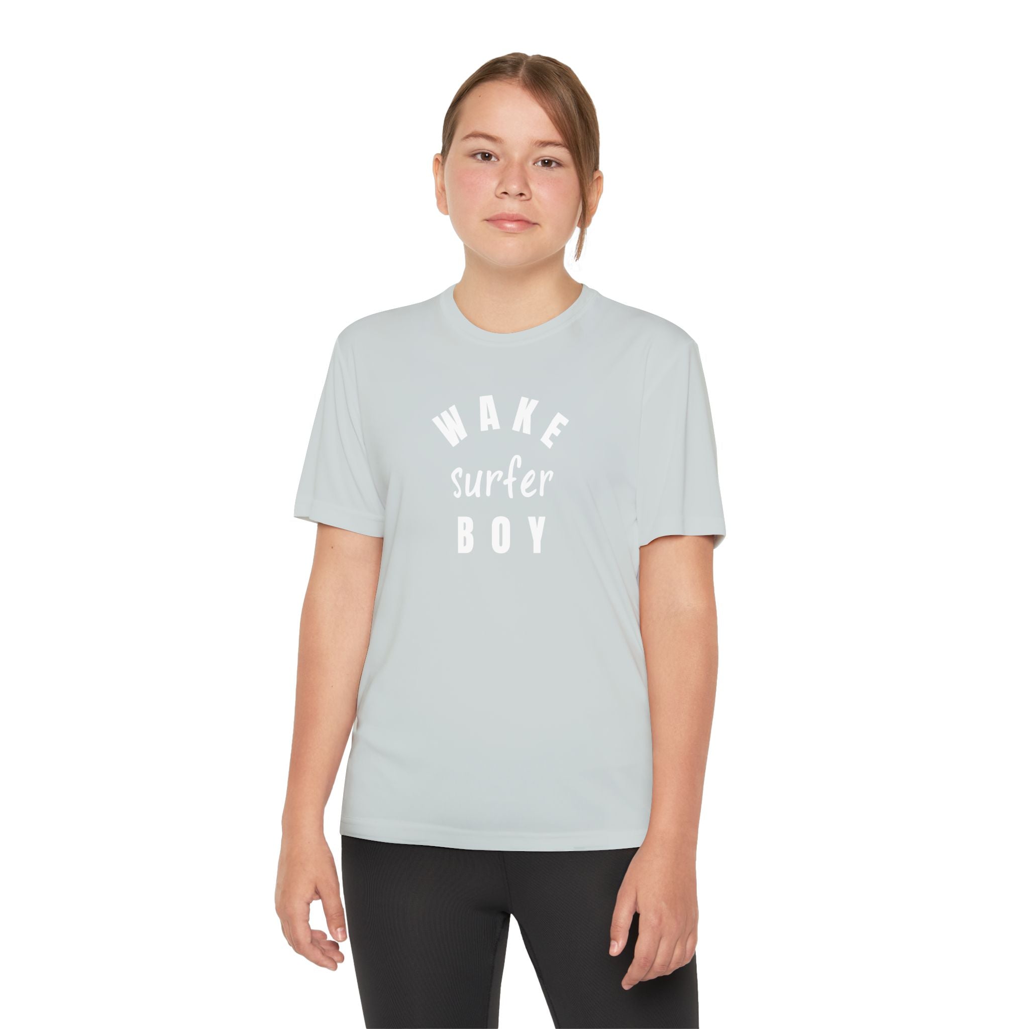 Youth Wake Surfer Boy Tee