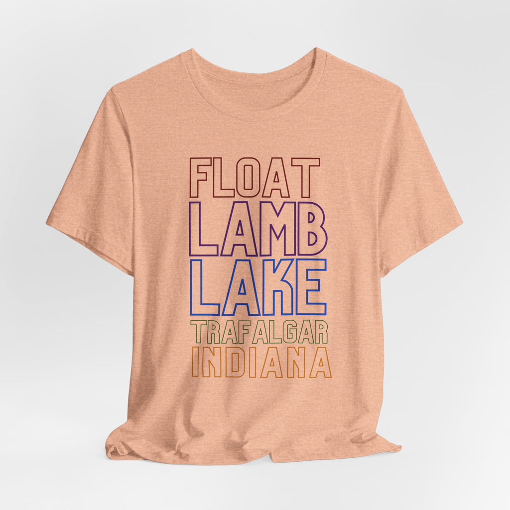 Float Lamb Lake Trafalgar Indiana T-Shirt