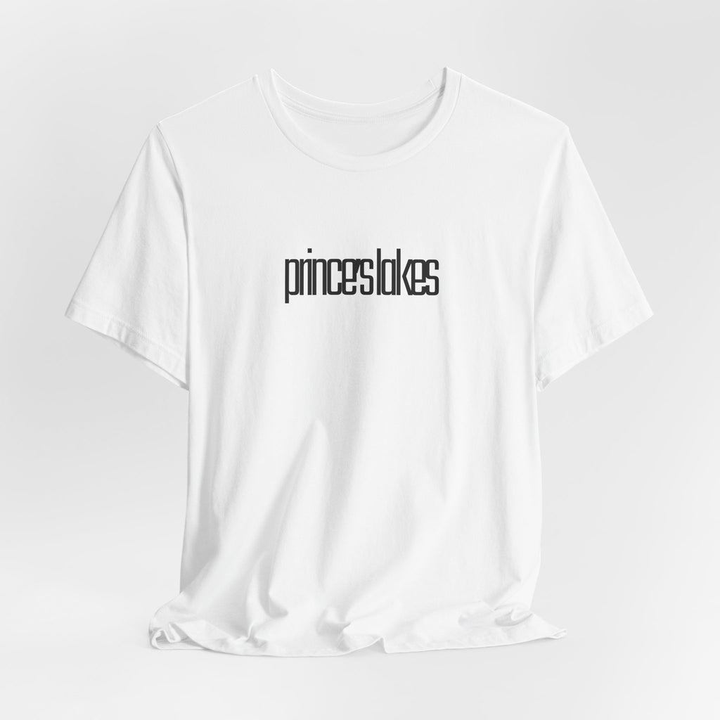 'prince's lakes' Graphic Tee —  Minimal Logo T‑Shirt