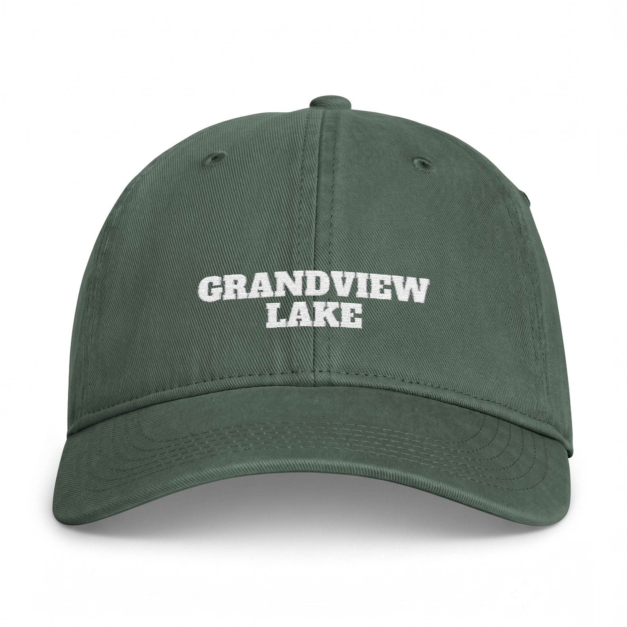Grandview Lake Coastal Washed Cap — Vintage Beach Dad Hat