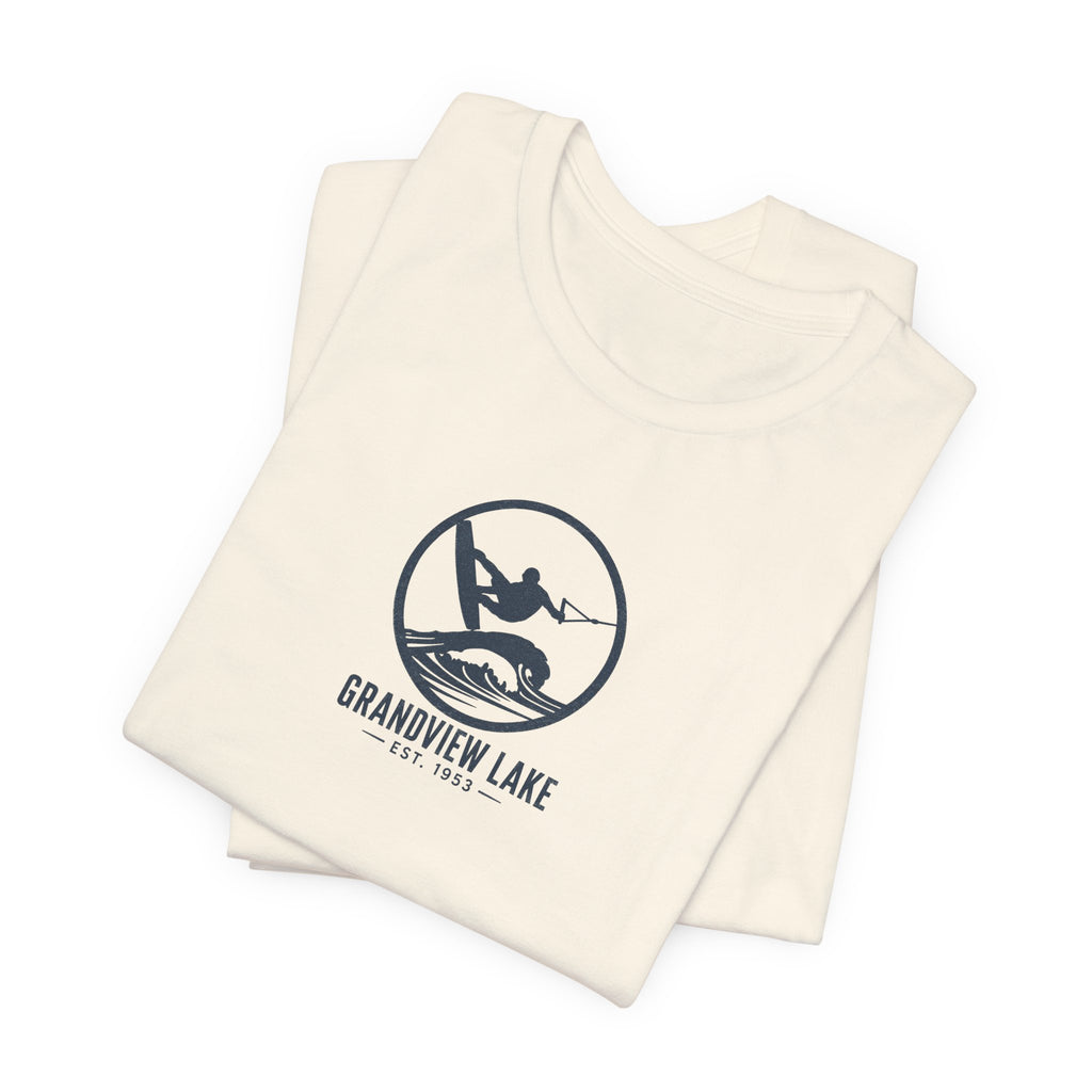 Grandview Lake Wakesurf Emblem Tee — Unisex