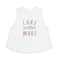Lake Mode Women's Crop Tank Top – Fish Graphic