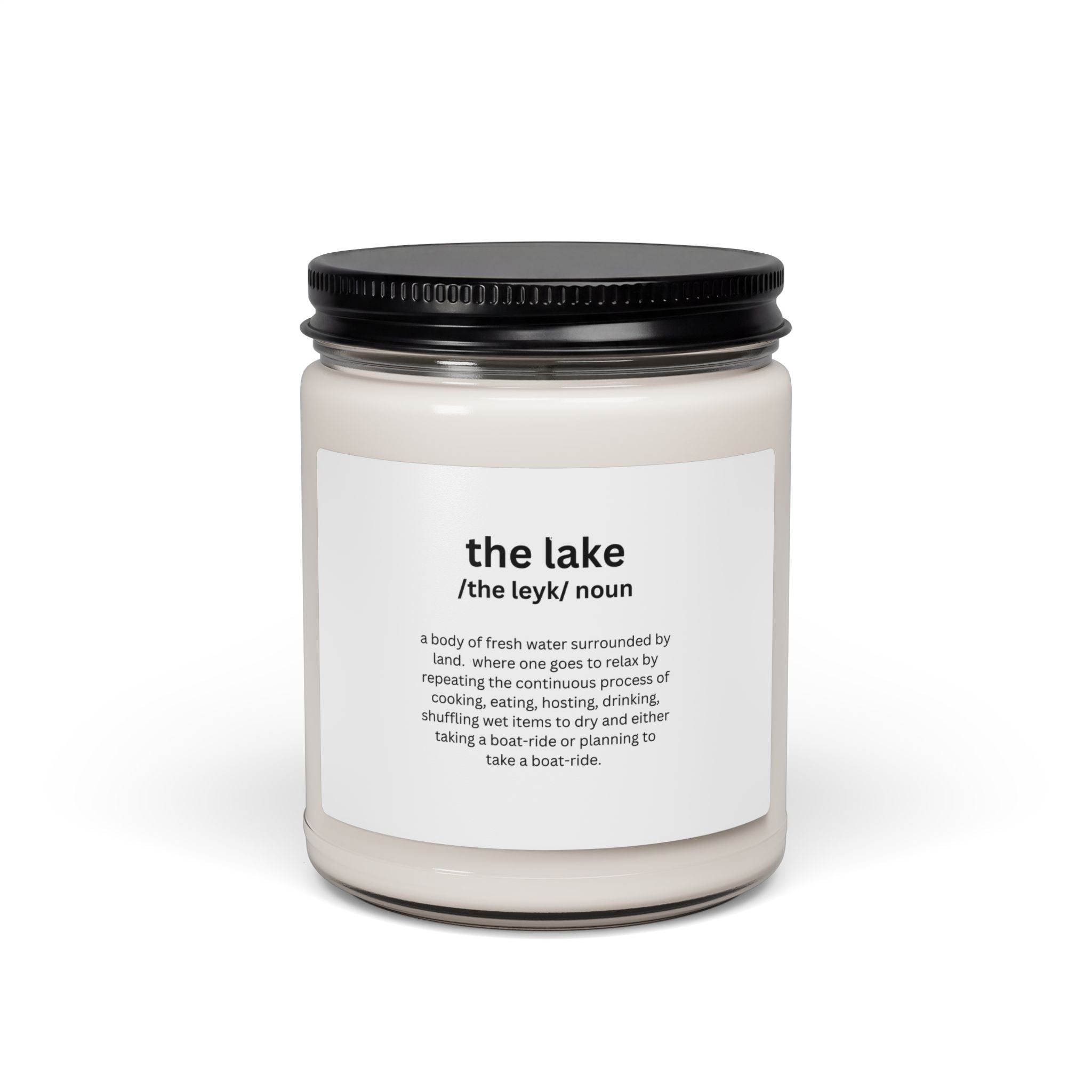Copy of Lilly Pad Scented Soy Candle — 9oz Aromatherapy Candle with Playful Definition Label