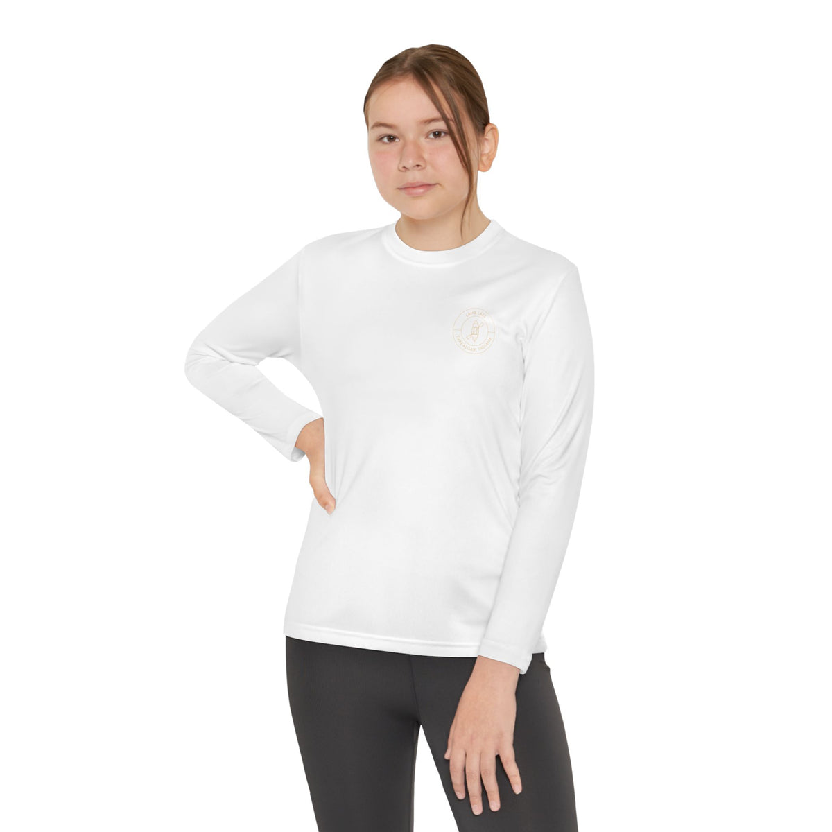 Youth Long Sleeve Tee - Lamb Lake Kayak Logo