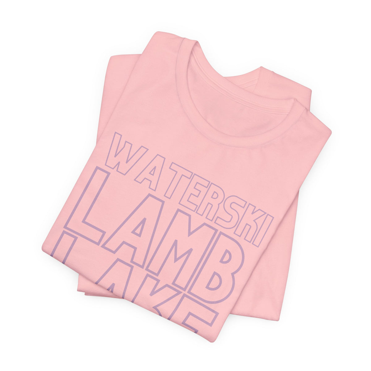 Lamb Lake Columbus Indiana Waterski Tee — Vintage Beach Town T‑Shirt