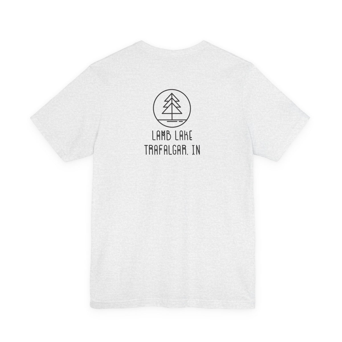 Lamb Lake Minimalist Tee — Lake Forest Graphic Short Sleeve Shirt