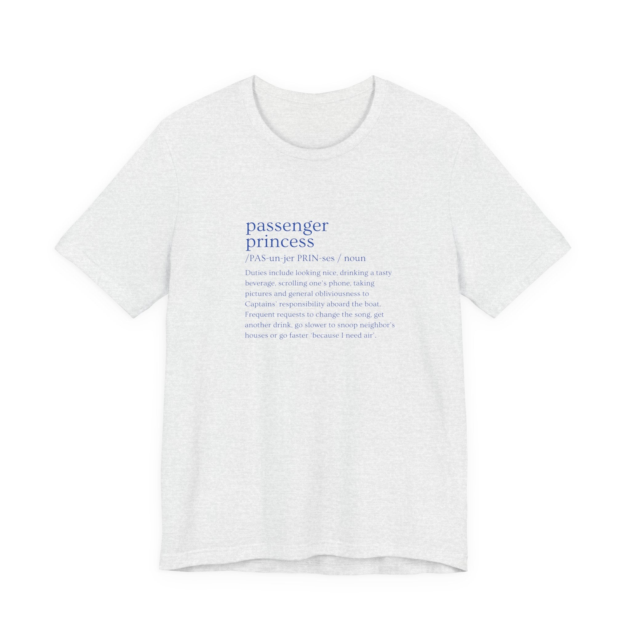 Passenger Princess Tee — Travel Definition Shirt