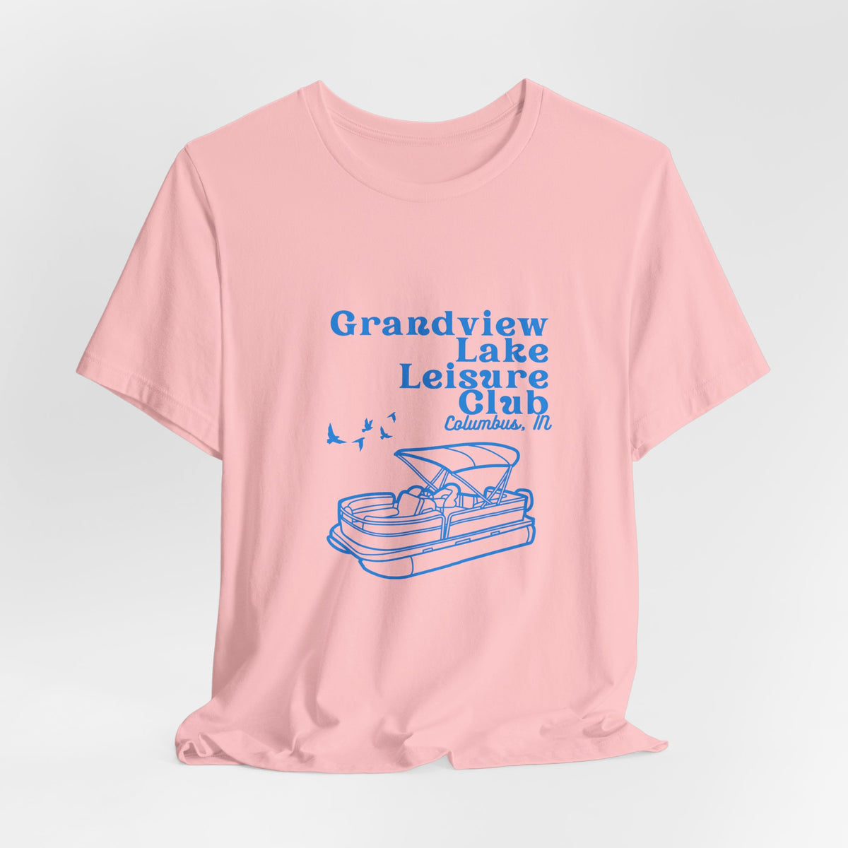 Pontoon Tee – "Grandview Lake Leisure Club" Vintage Boating T-Shirt