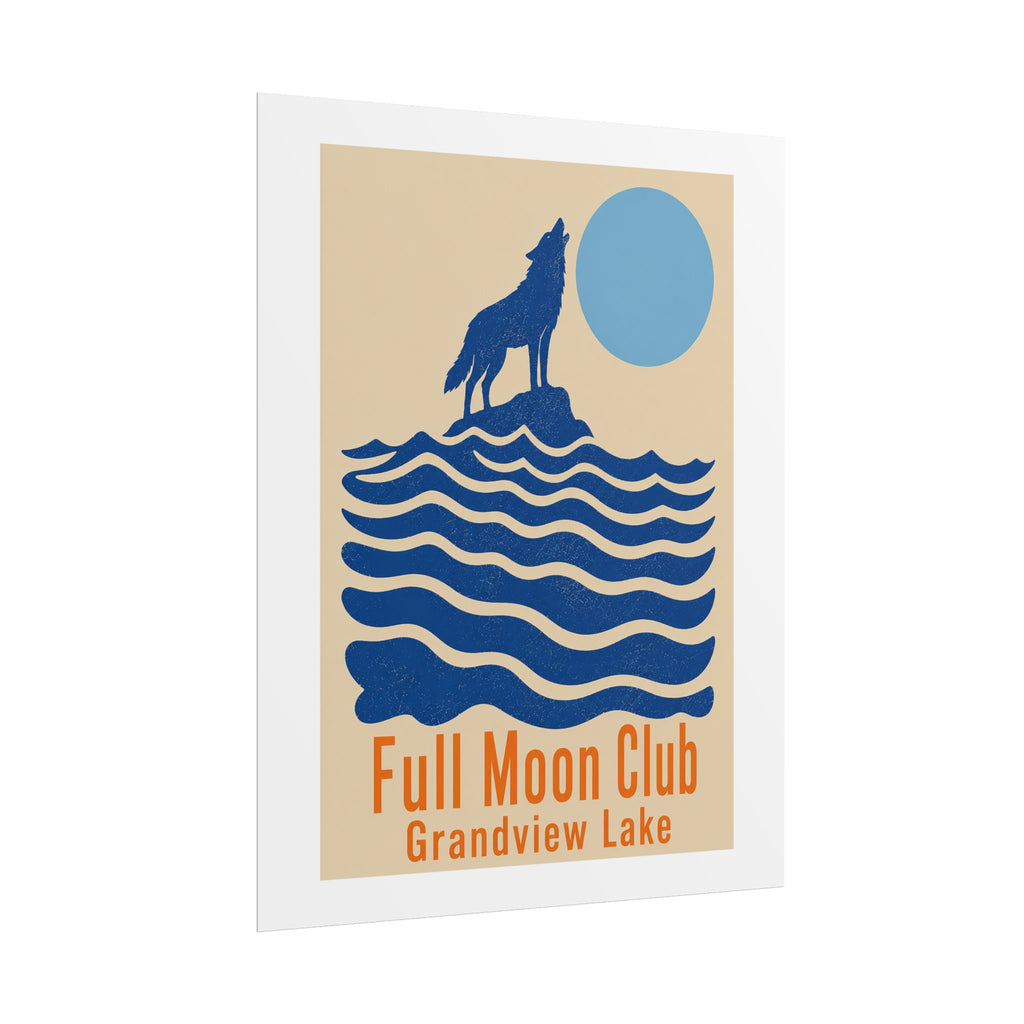 Full Moon Club Grandview Lake Poster
