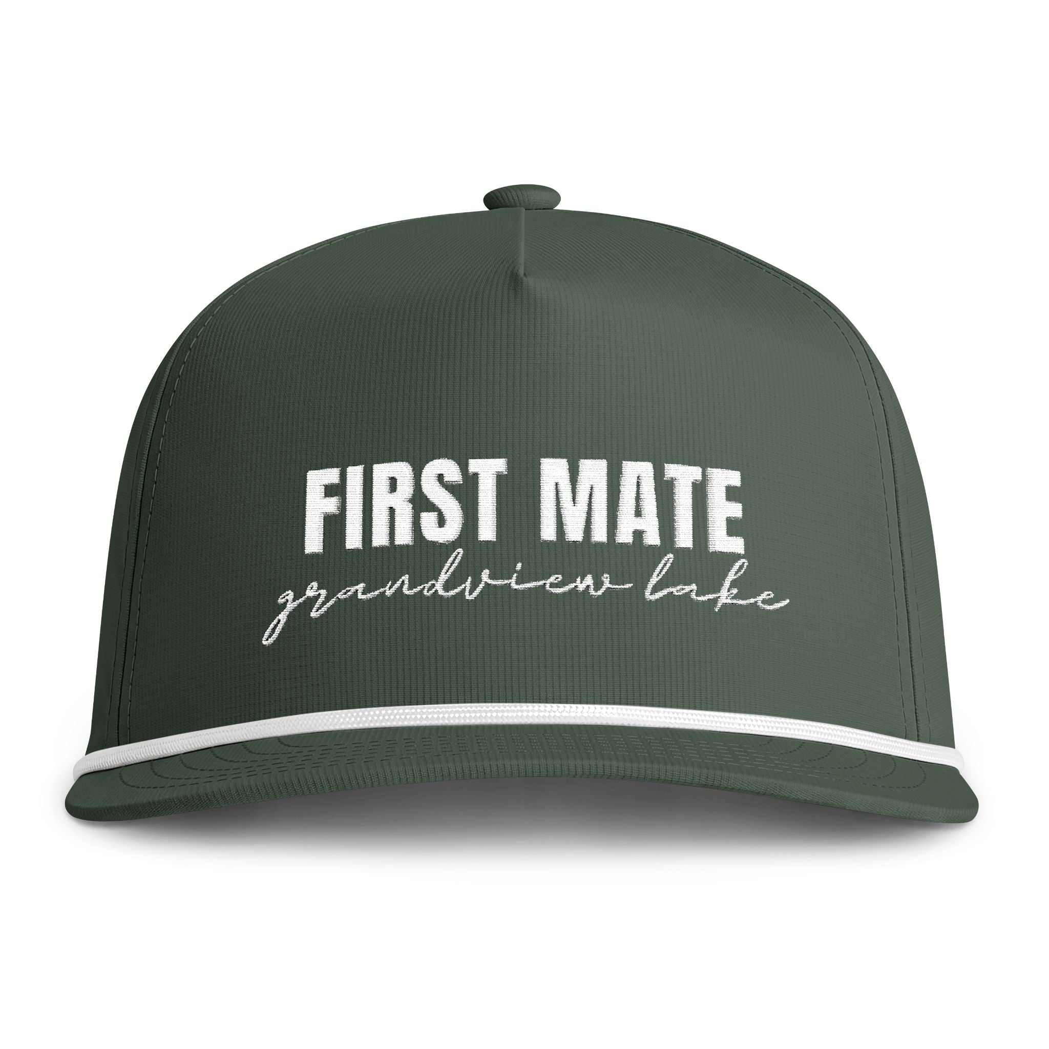 First Mate Grandview Lake Rope Cap – Sunwashed Nautical Hat