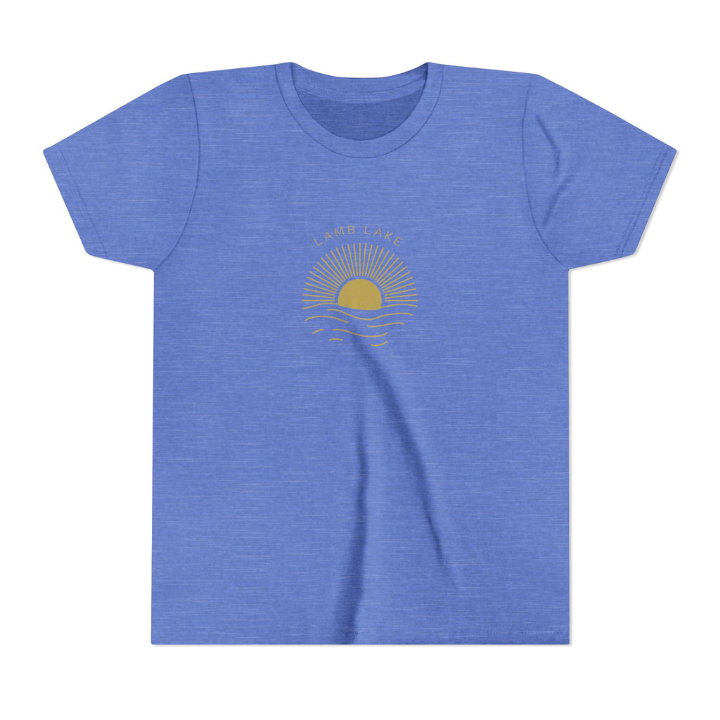 Youth Tee — 'Lamb Lake' Golden Hour Sunset Kids T-Shirt