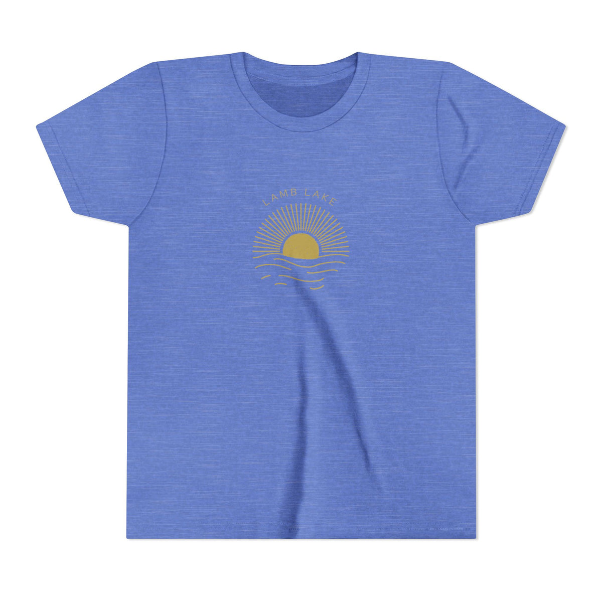 Youth Tee — 'Lamb Lake' Golden Hour Sunset Kids T-Shirt