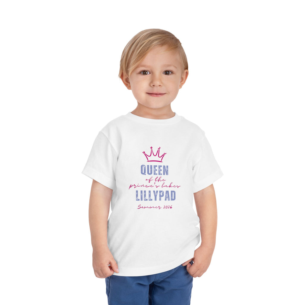 Toddler Tee — “Queen of the Lillypad” Prince's Lakes Summer 2026