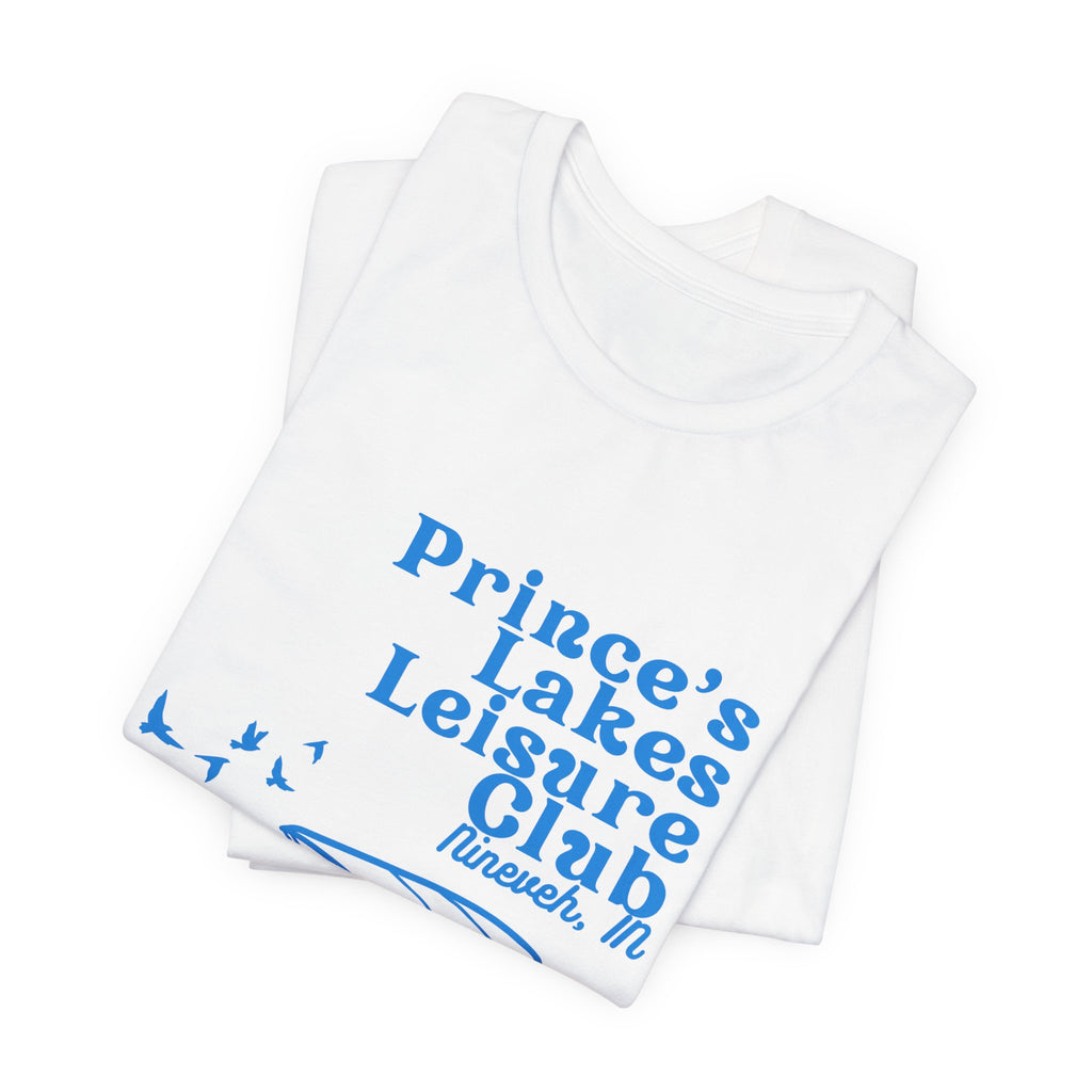 Lake Club Pontoon Boat Tee – "Prince's Lakes Leisure Club" Vintage Boating T-Shirt