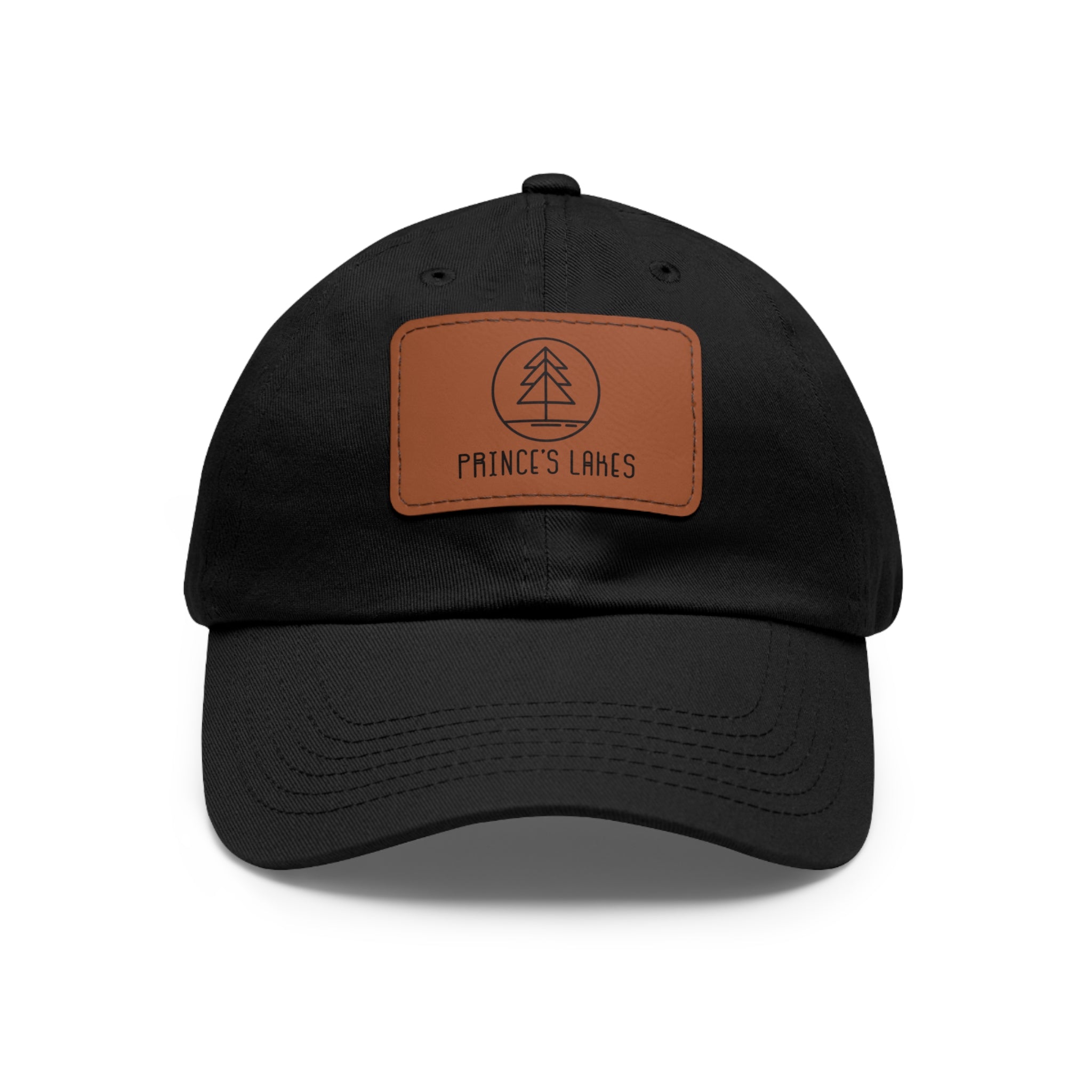 Leather Patch Hat — Prince's Lakes Outdoor Baseball Cap