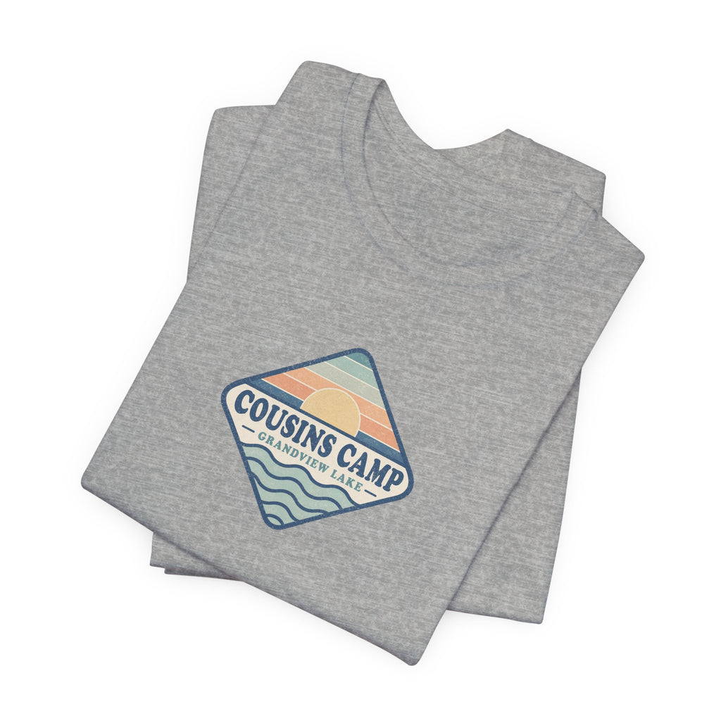 Camp Staff T-Shirt — 'Cousins Camp' Vintage Lake Tee