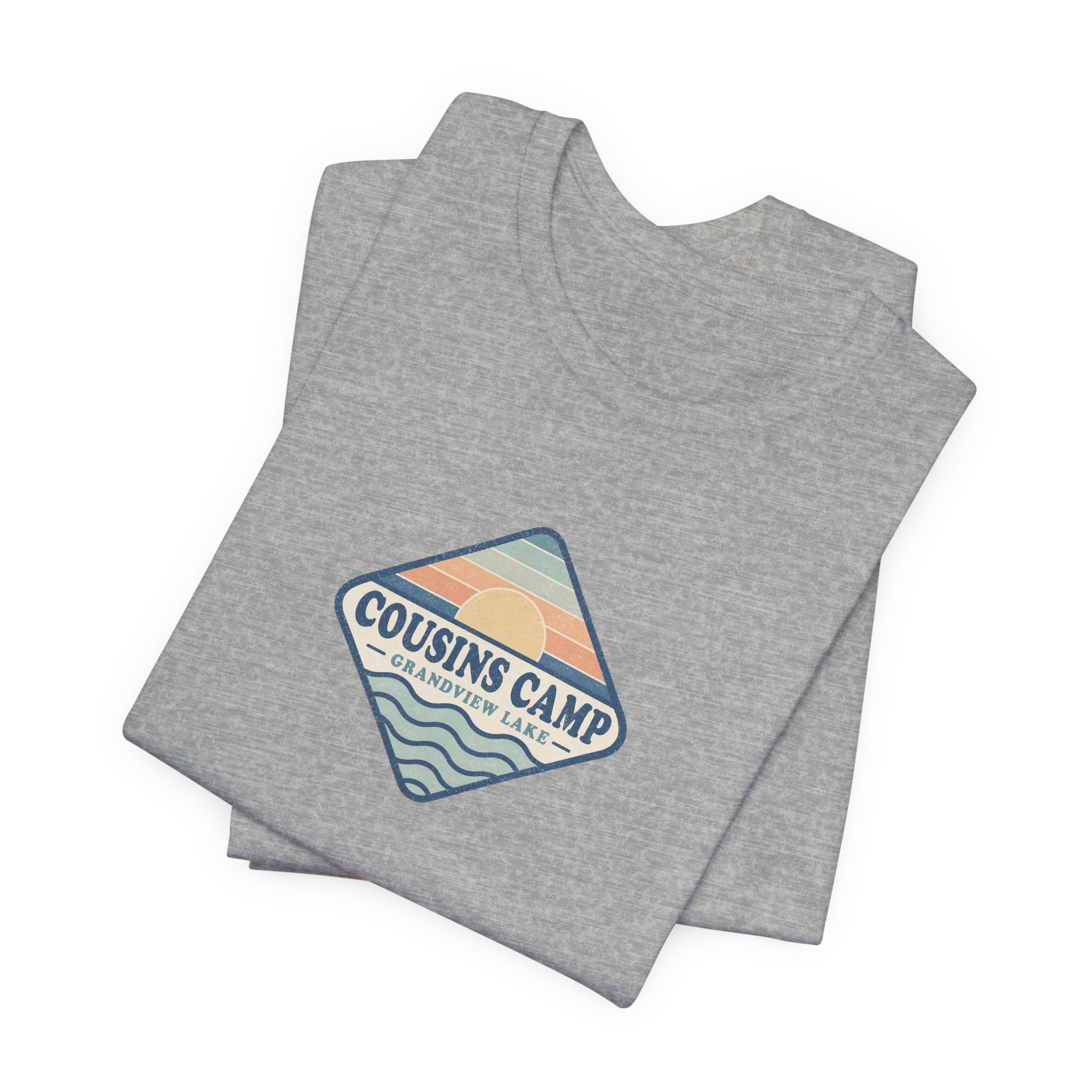 Camp Staff T-Shirt — 'Cousins Camp' Vintage Lake Tee