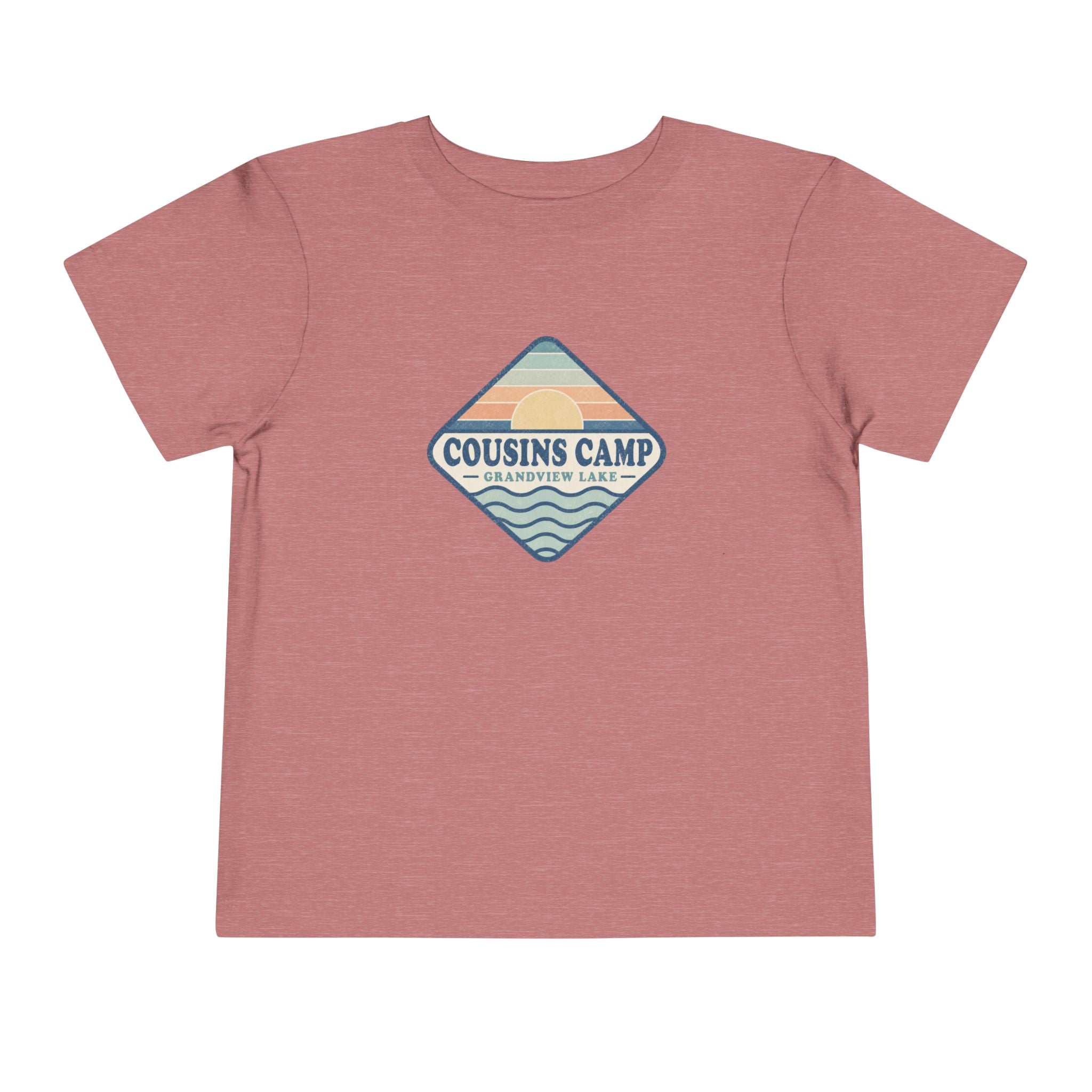 Cousins Camp Toddler Tee — Retro Lakeside Summer Camp Shirt