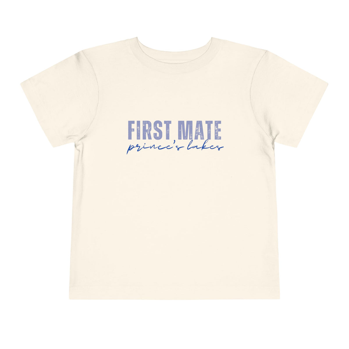 First Mate Toddler Tee — 'First Mate, Prince's Lakes' Nautical Shirt