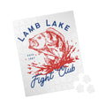 Kids Lamb Lake Fight Club Fishing Puzzle — Vintage Bass Jigsaw (110, 252, 510 pcs)