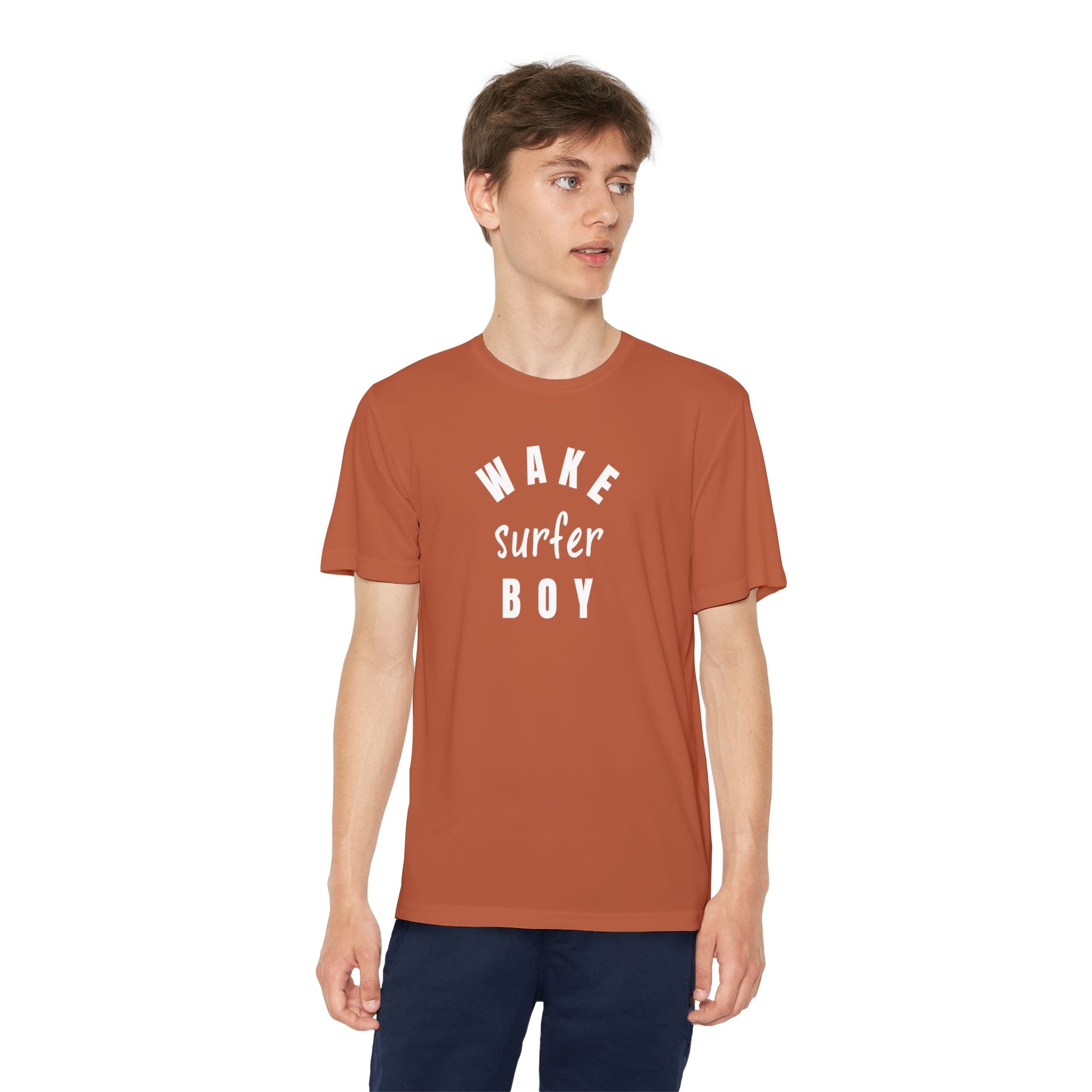 Youth Wake Surfer Boy Tee