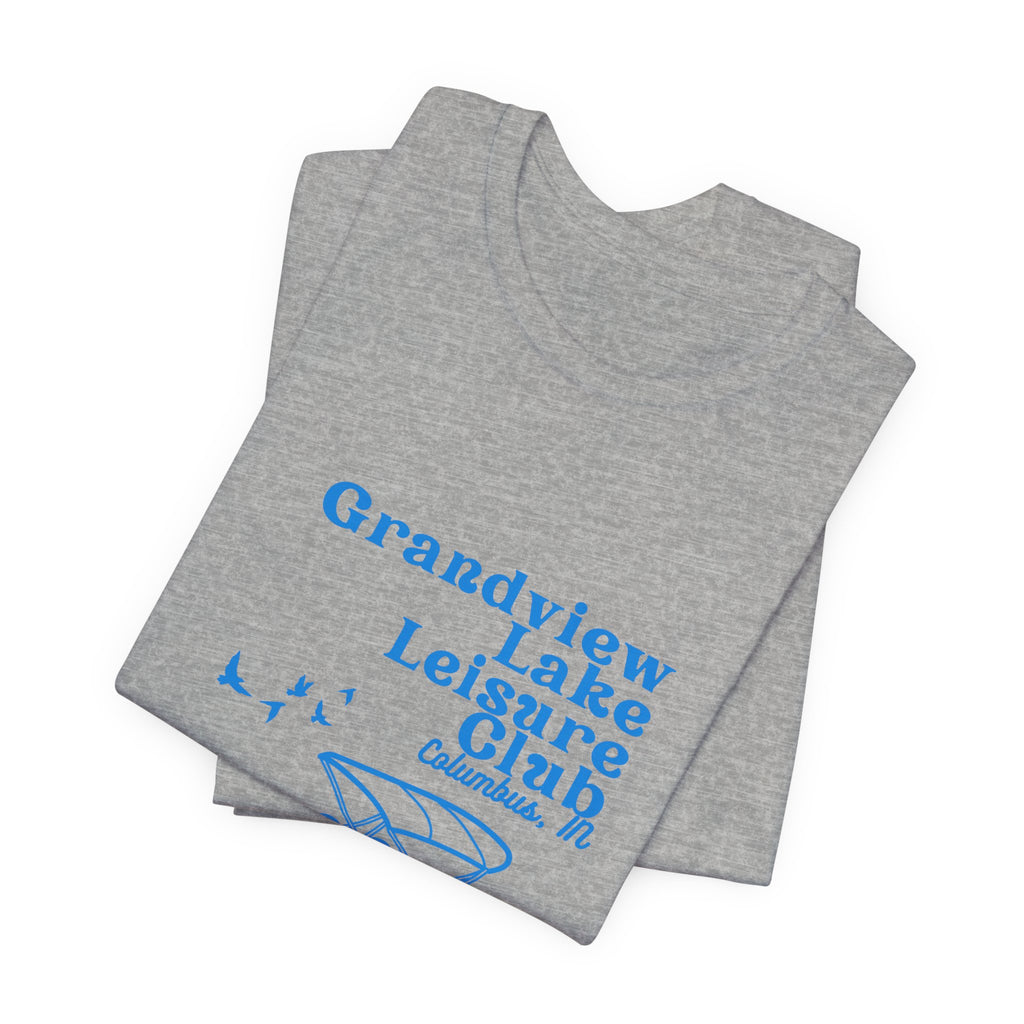 Pontoon Tee – "Grandview Lake Leisure Club" Vintage Boating T-Shirt