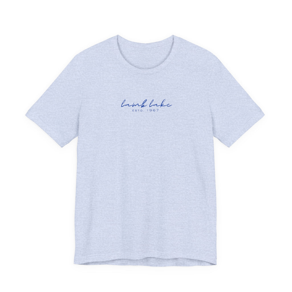 'lamb lake" Unisex Jersey Short Sleeve Tee