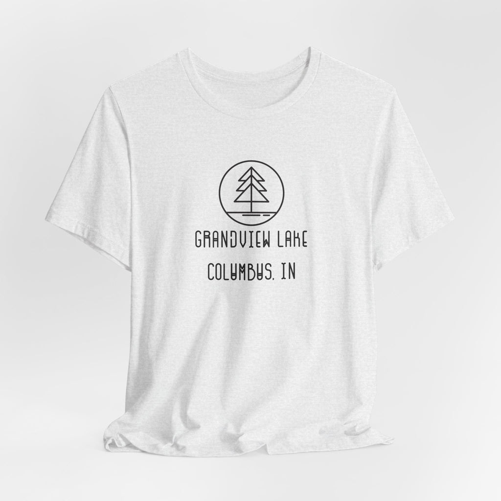 Grandview Lake Minimalist Tee — Lake Forest Graphic Short Sleeve Shirt