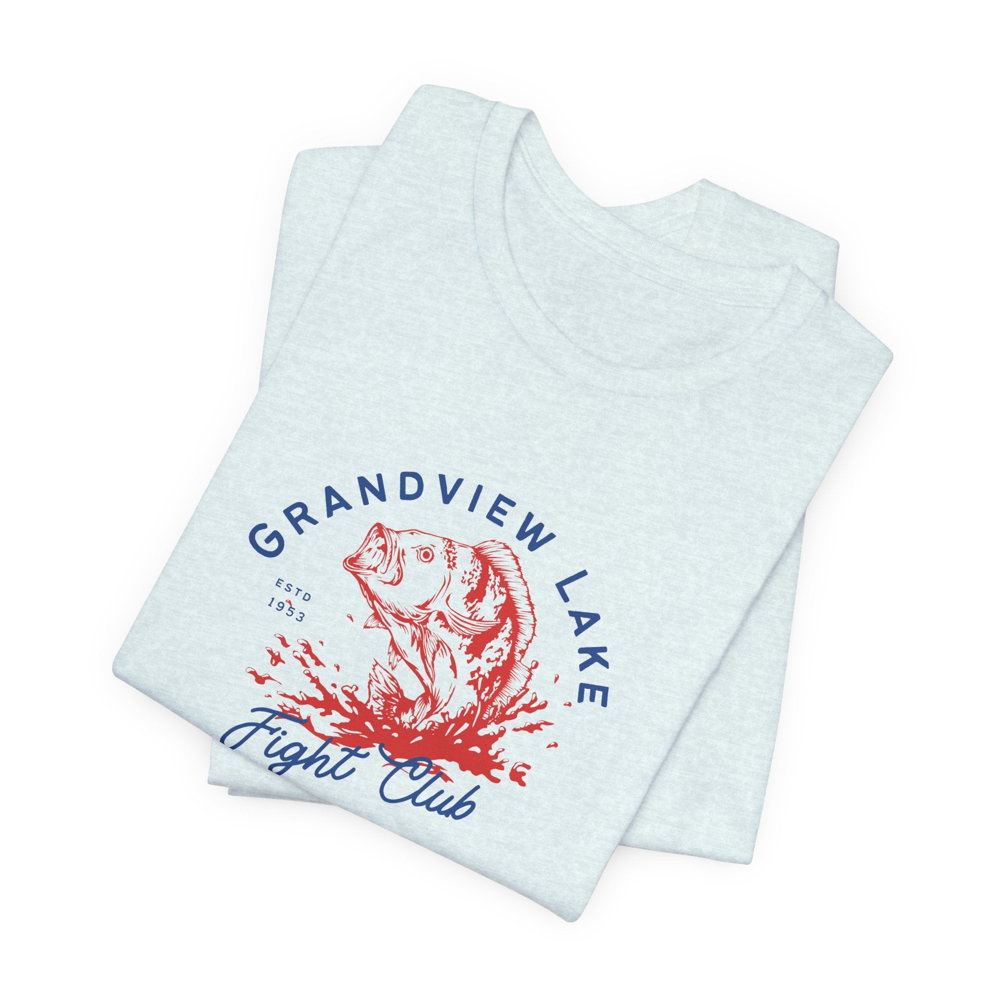 Grandview Lake Fight Club Fishing T-Shirt