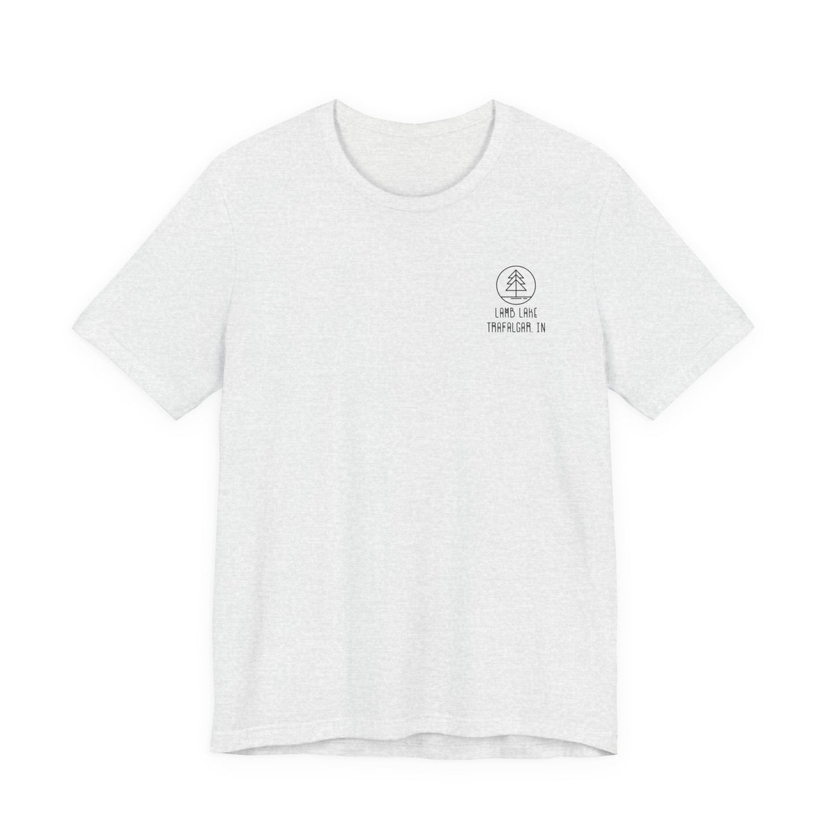 Lamb Lake Minimalist Tee — Lake Forest Graphic Short Sleeve Shirt