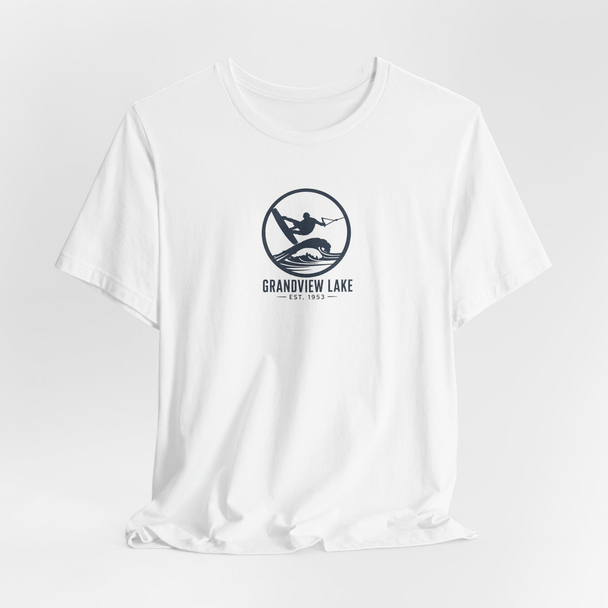 Grandview Lake Wakesurf Emblem Tee — Unisex