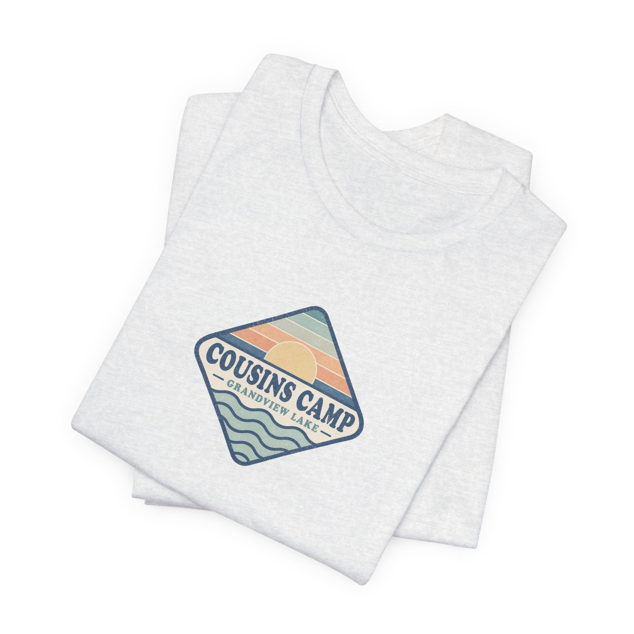 Camp Staff T-Shirt — 'Cousins Camp' Vintage Lake Tee
