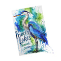 Blue Heron Watercolor Puzzle — "Prince's Lakes, Nineveh, Indiana" Artistic Jigsaw (1014 pcs)