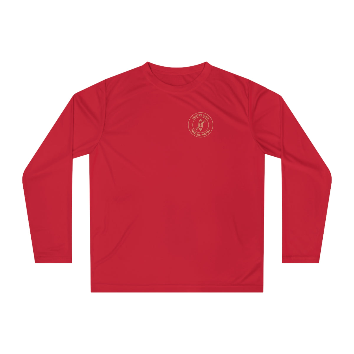 Performance Long Sleeve Shirt — Kayak Prince's Lakes Logo