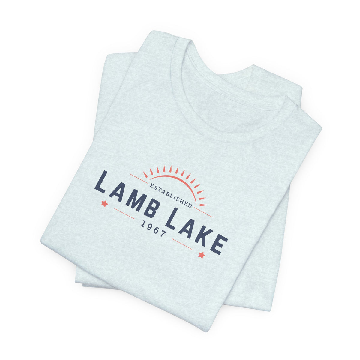 Lamb Lake Tee – Retro Lakeside Graphic T-Shirt